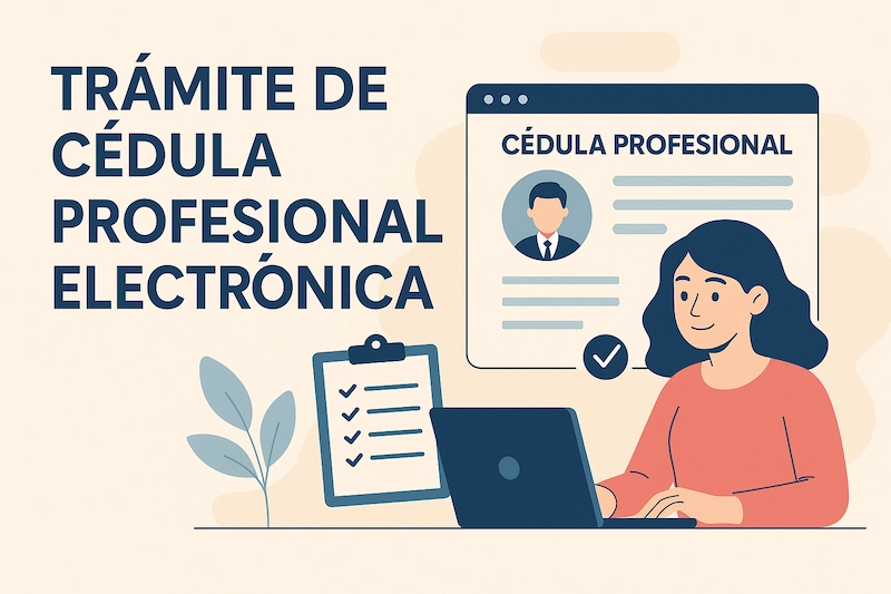 Cédula profesional: trámites y consulta