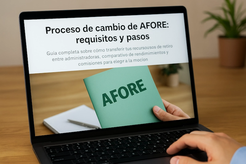 Proceso de cambio de AFORE: requisitos y pasos